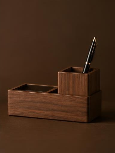 Walnut Desk Organizer